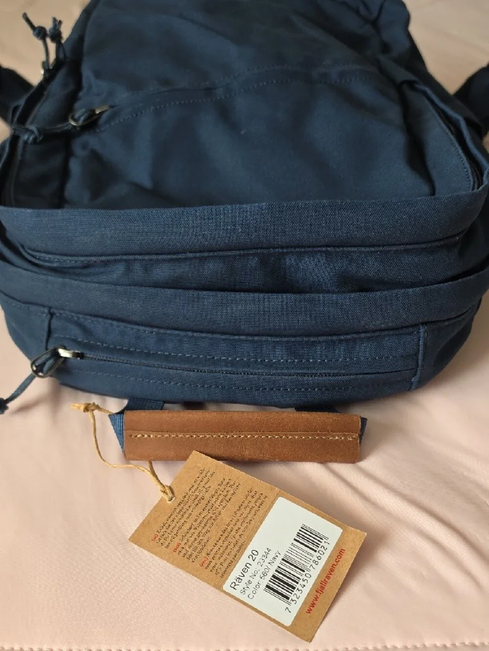 Fjallraven RAVEN 20 Navy Backpack, NWT